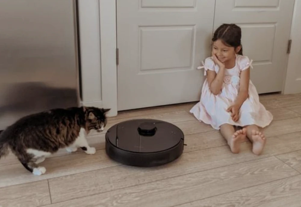 robot vacuum pet hair self cleaning